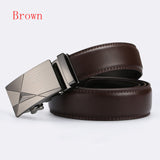 Brown Luxury Leather Man Belt