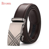 Brown Luxury Leather Man Belt