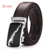 Brown Luxury Leather Man Belt