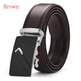 Brown Luxury Leather Man Belt