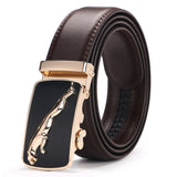 Brown Luxury Leather Man Belt
