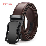 Brown Luxury Leather Man Belt
