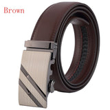 Brown Luxury Leather Man Belt
