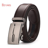 Brown Luxury Leather Man Belt