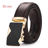 Brown Luxury Leather Man Belt
