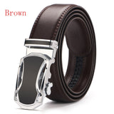 Brown Luxury Leather Man Belt