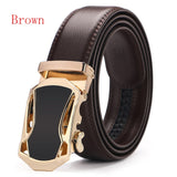 Brown Luxury Leather Man Belt