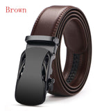 Brown Luxury Leather Man Belt