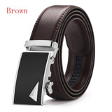 Brown Luxury Leather Man Belt