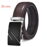 Brown Luxury Leather Man Belt