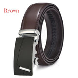 Brown Luxury Leather Man Belt