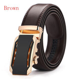 Brown Luxury Leather Man Belt
