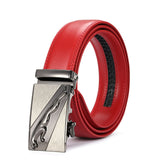 Red Luxury Leather Man Belt